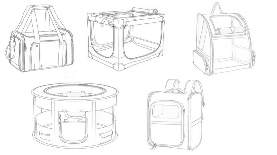 Pet Bag & Cage